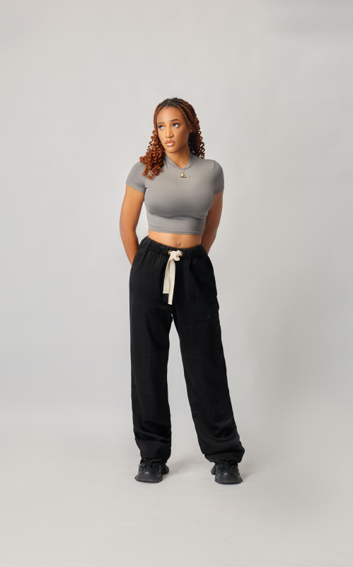 Noir flex pants
